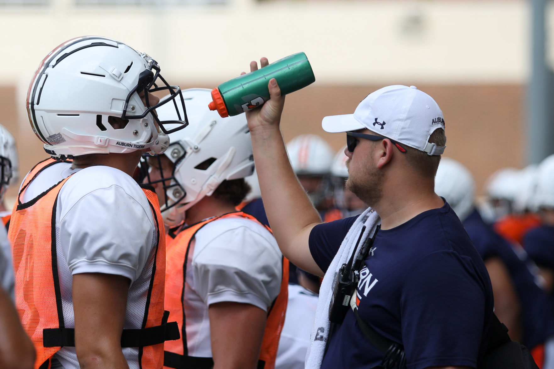 Auburn football practice Aug. 12